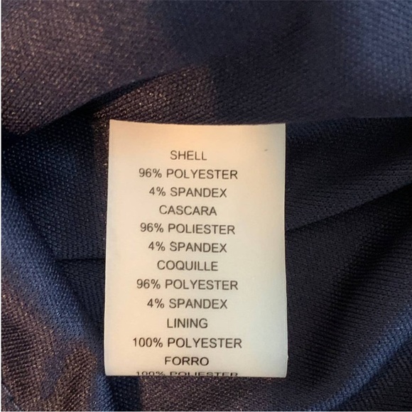 Vince Camuto Sleeveless Navy Sheath Dress Size 4 - Picture 7 of 9